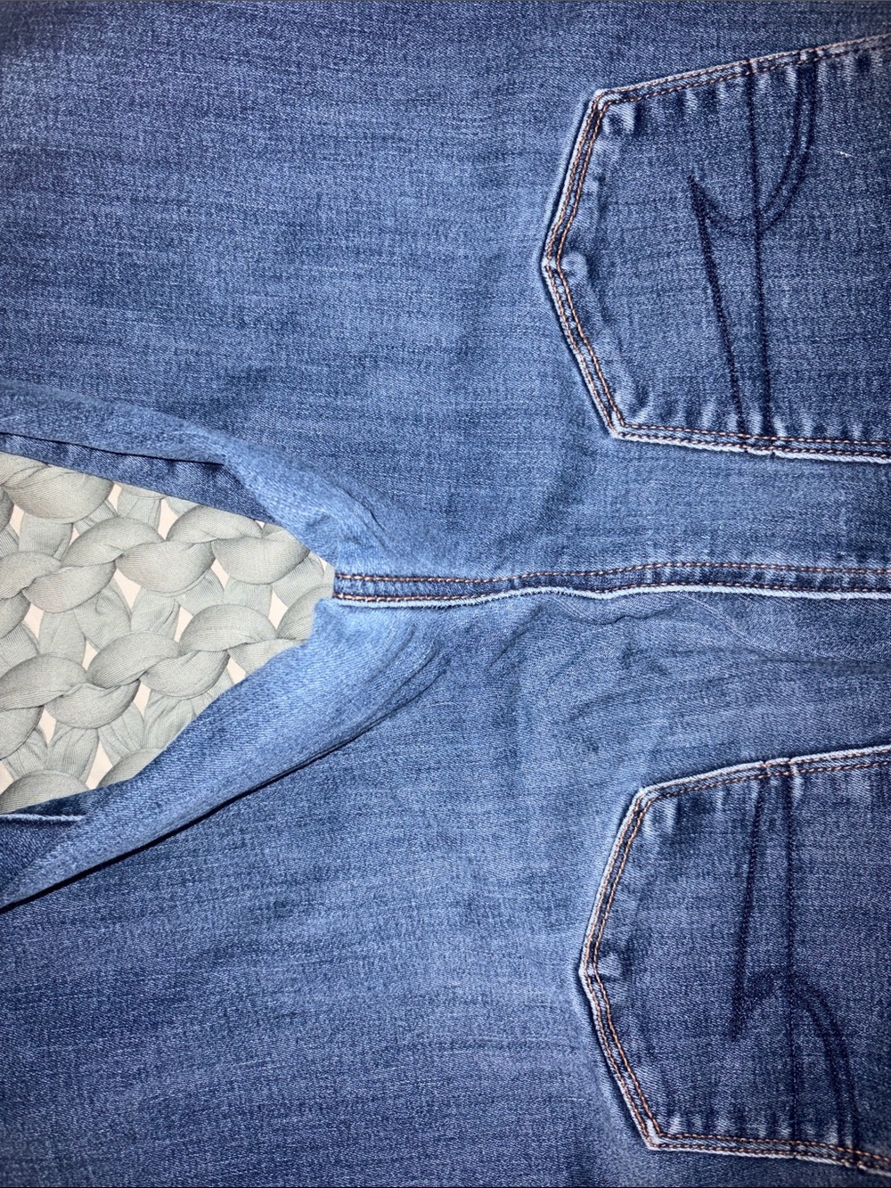 AE Hi rise skinny kick stretch denim jeans size 10 regular - Picture 11 of 12